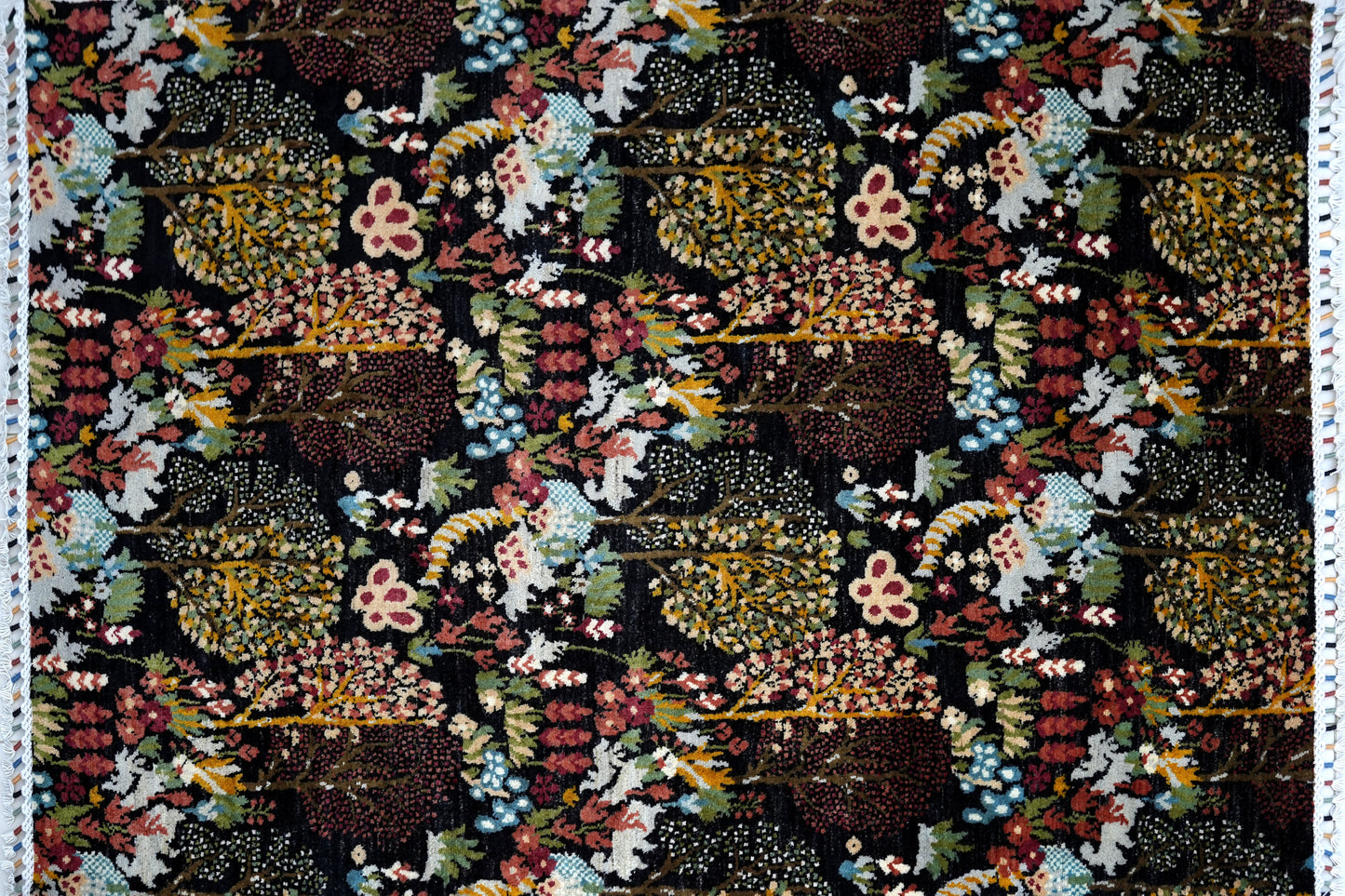 Lavash Modern Black Floral Rug