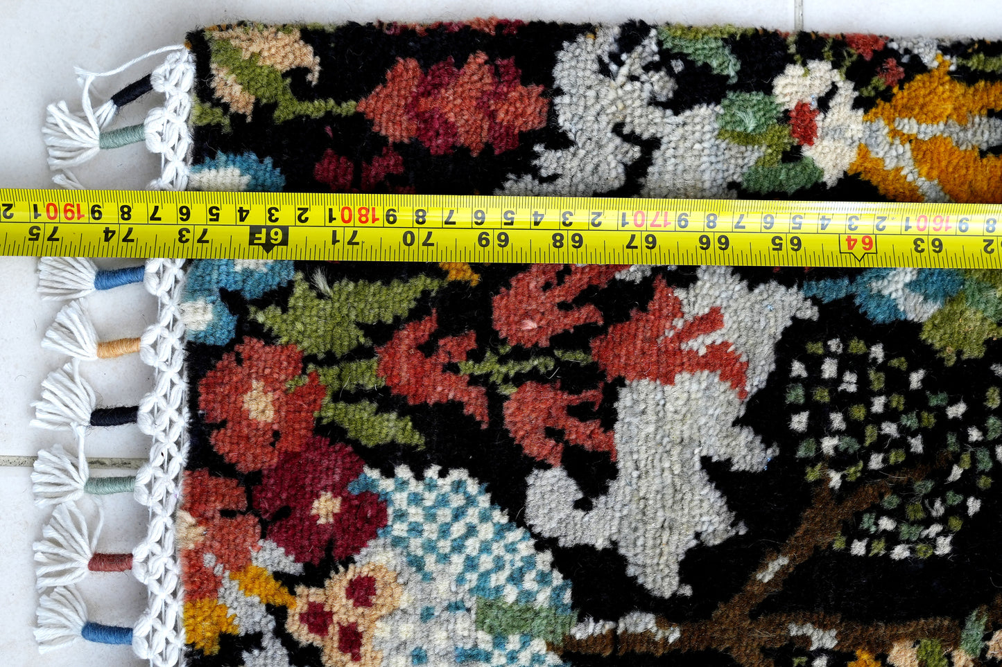 Lavash Modern Black Floral Rug