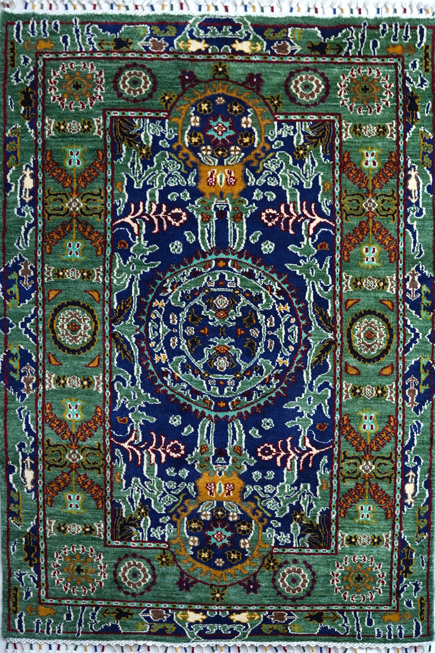 Modern Medieval Medallion Rug